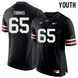 NCAA Ohio State Buckeyes Youth #65 Phillip Thomas Black Nike Football College Jersey BPC5245HT